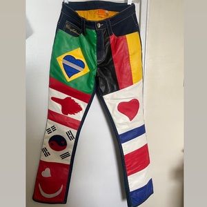 Whensmokeclears World Pants multi color